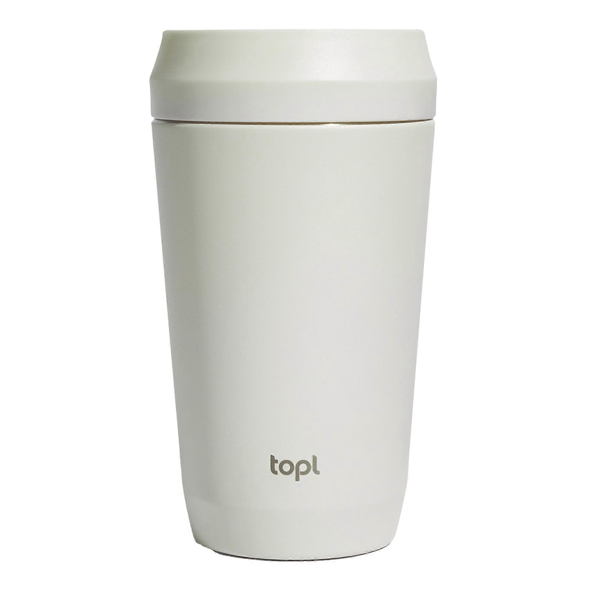 Gobelet Topl breveté à couvercle 360° en acier inoxydable recyclé de 354 ml