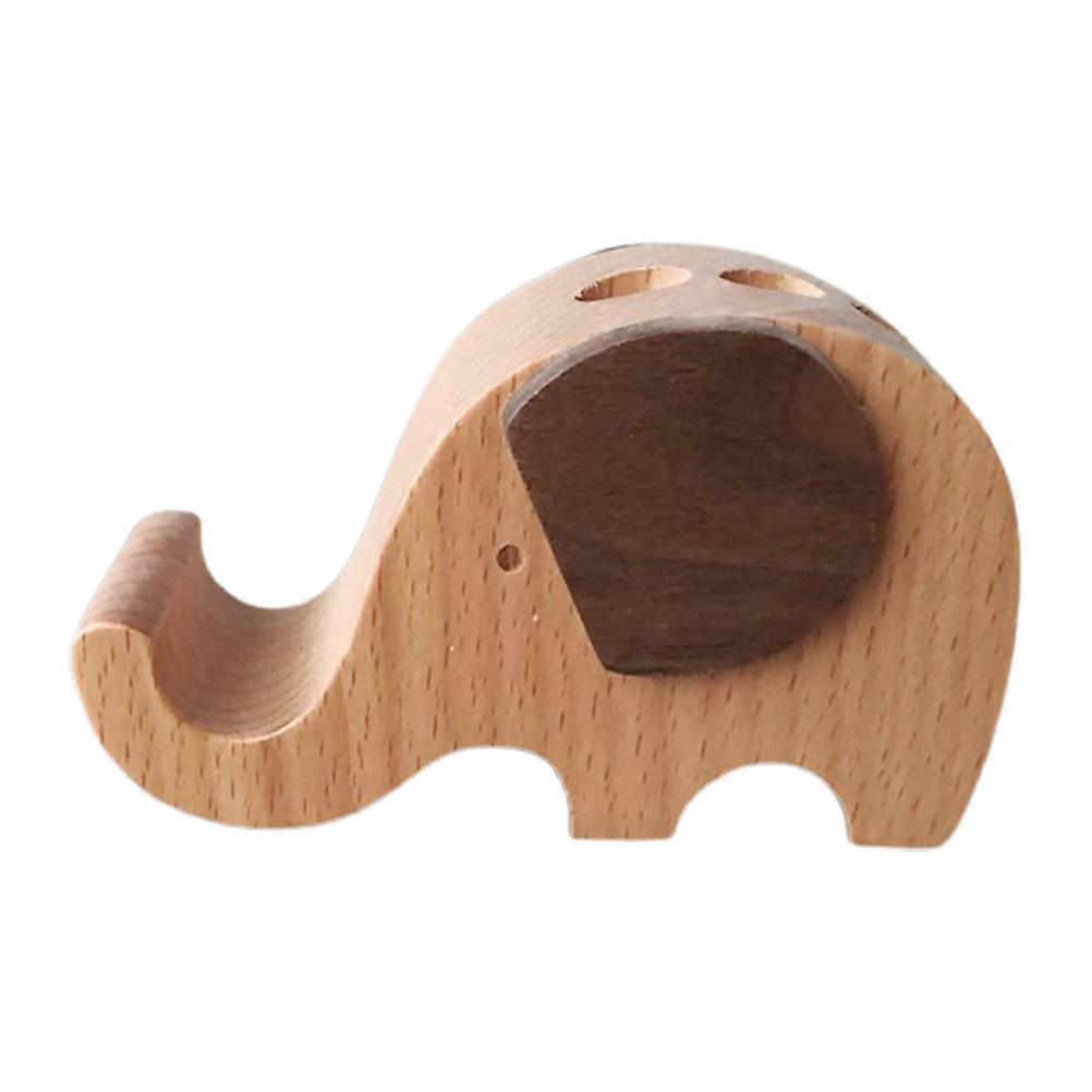 Desktop Phone Stand Multi-Functional Video Watching Support Adults Home Decor 9*5.5*3.5cm Wood Phone Holder 1Set
