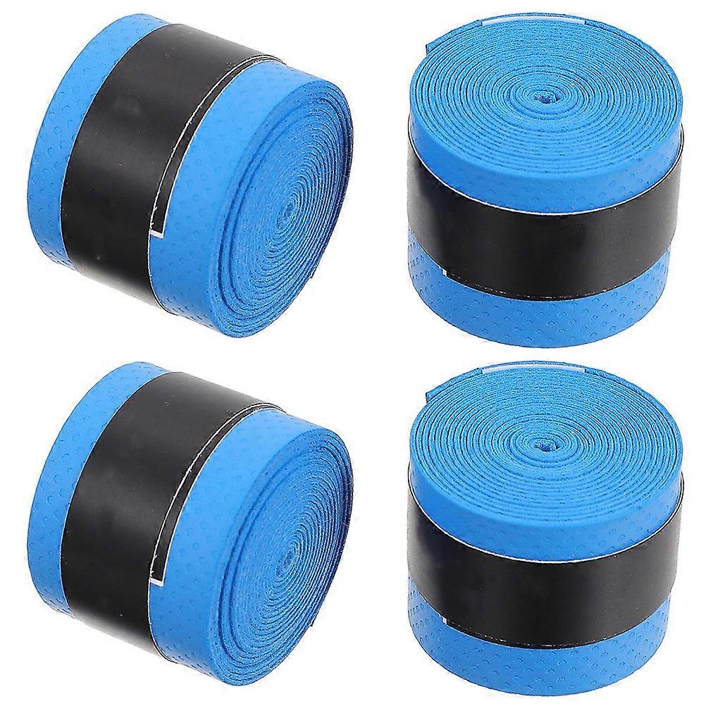 Sweat Absorption Anti-Slip Drum Stick Tapes Blue 3x3x2.5cm For Percussion Instruments 4Pcs