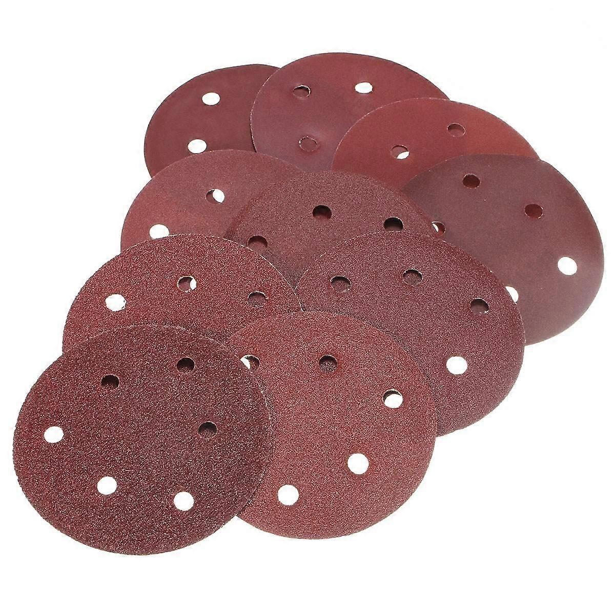 Sanding Discs Round Hook and Loop Backed Professionals Diy Enthusiasts 125mm High-Purity Ultrafine Finishing 50Pcs