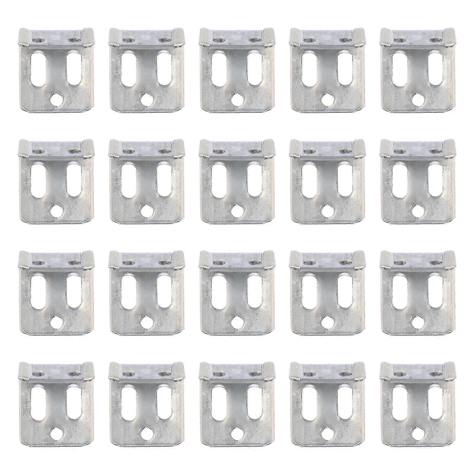 Furniture Clamps Sofa Repair Spring Clip for Furniture Maintenance Rectangular Shape 100Pcs