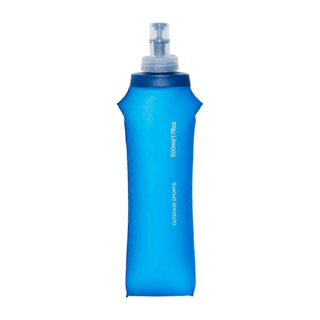 Soft Foldable TPU Water Bottles Reusable for Running Hydration Backpack Waist Bag Foldable Bottle for Cycling Running Hiking Ref: 6855