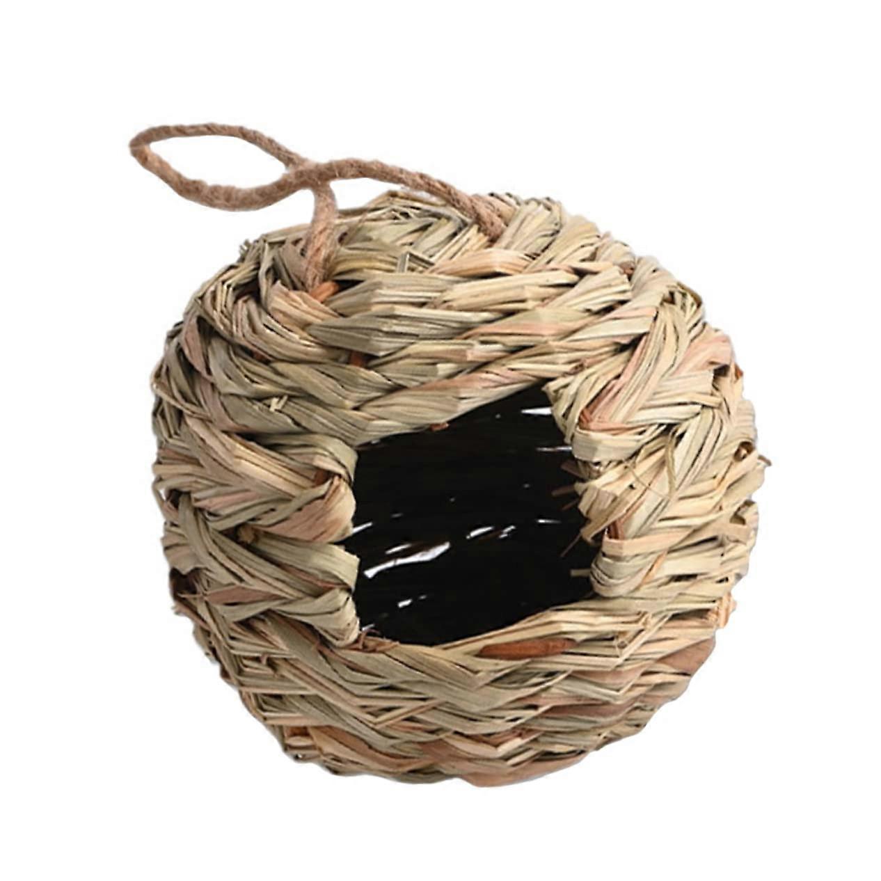 Pack of 2 Straw Bird Nest Hummingbird House for Bird Protection Breeding Ref: 6935
