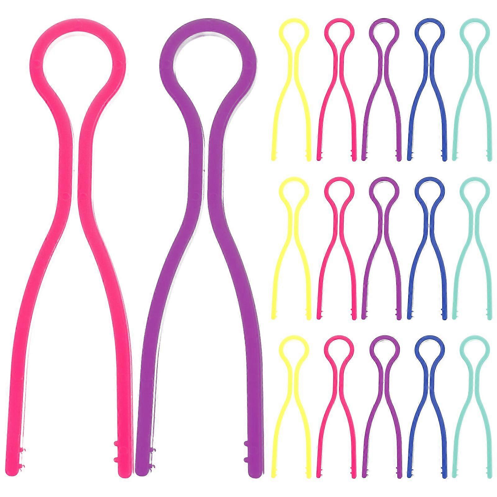 50pcs Plastic Bobbin Thread Holders Thread Buddies Bobbin Clips Mixed Color