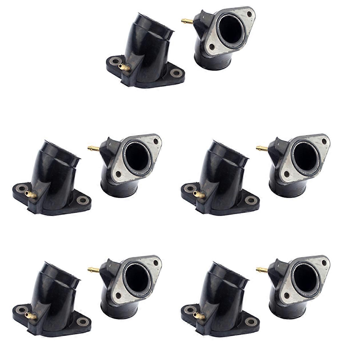 2PCS Motorcycle Carburetor Pad Intake Outlet Manifold Interface