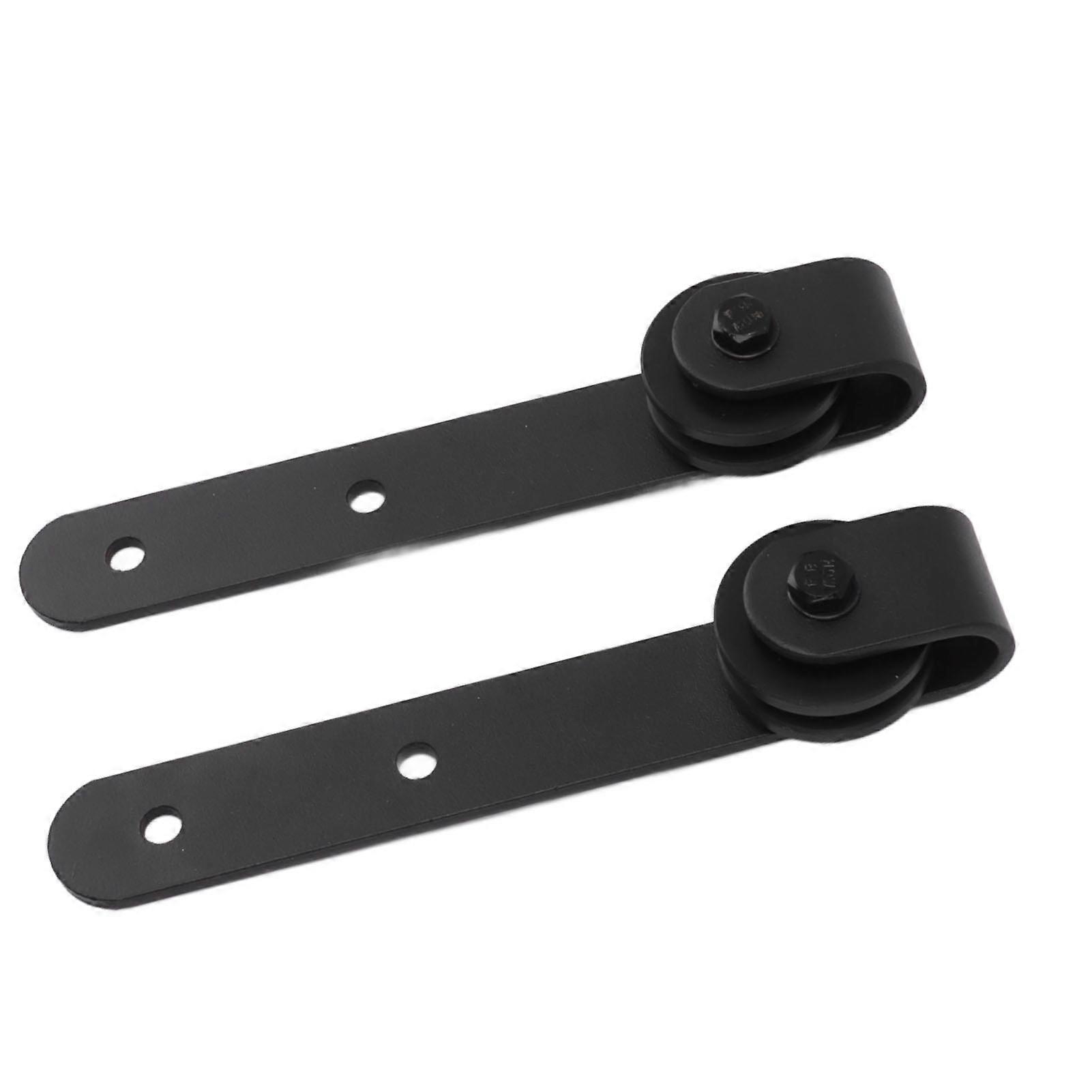 Cabinet Door Sliding Hanging Rail Pulley Kit Smooth Silent Barn Door Style Rollers Hardware Set 