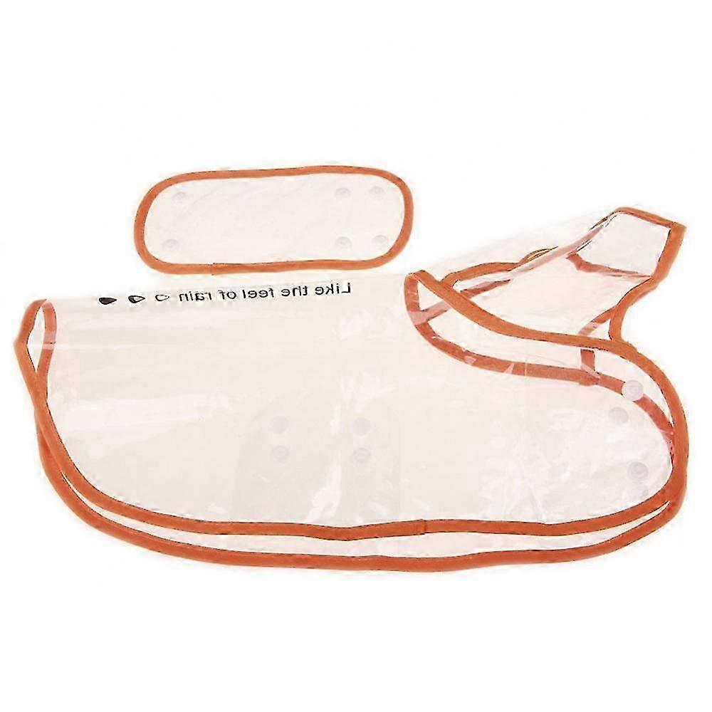 Windproof Waterproof Raincoat Jacket for Pets, Perfect for Dogs and Puppies, Features Transparent Buttons and Protective Hooded Design