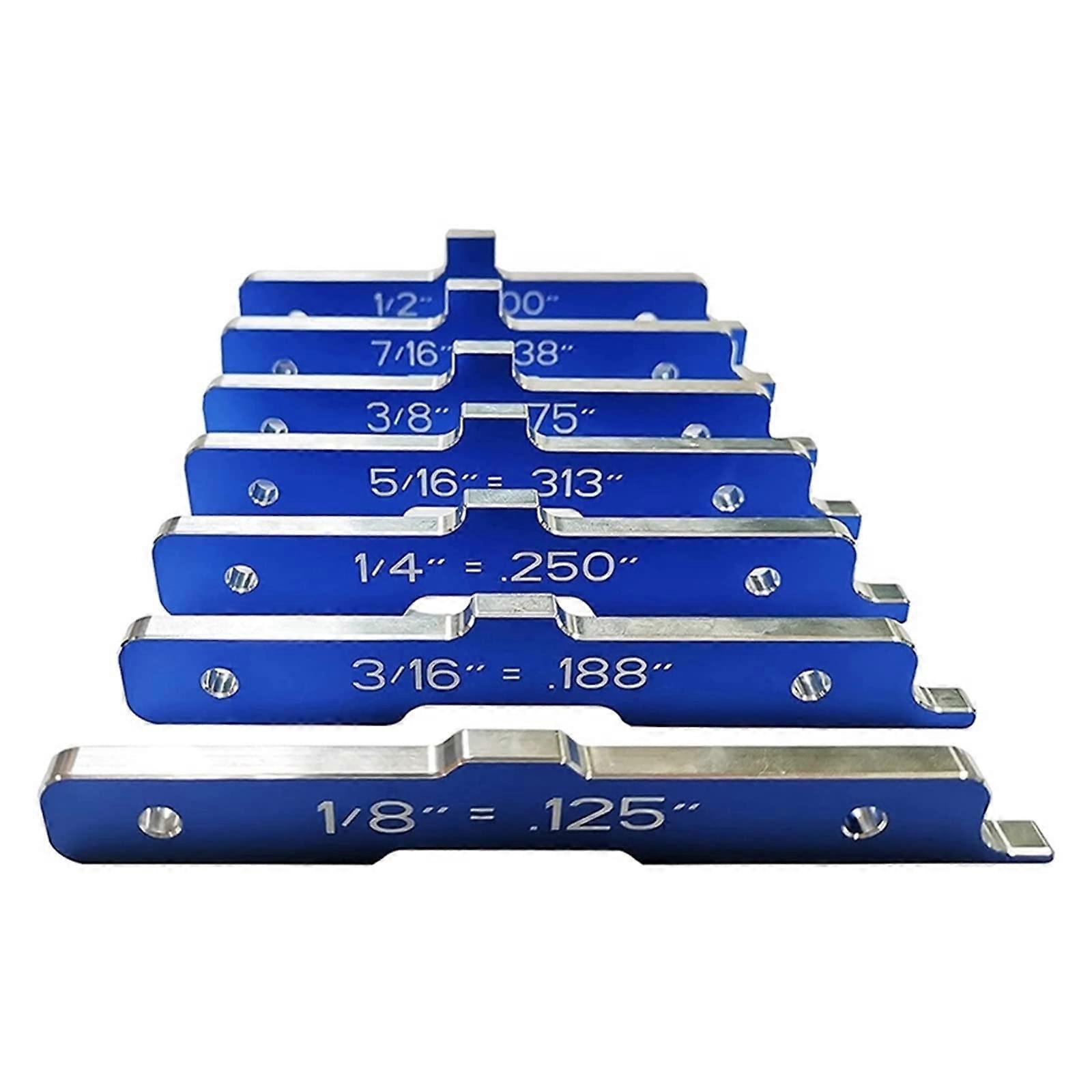 7piece gauge block set, aluminum alloy height measuring instrument set, setting rods, precision milling table, setting rods, test gauge block