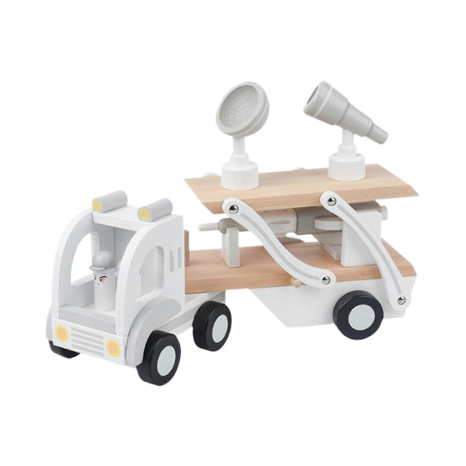 Construction Toy Playset Vehicle Model Toy Set Removable Car Playset Non-Toxic Easy To Use 34.5 cm and 53 cm