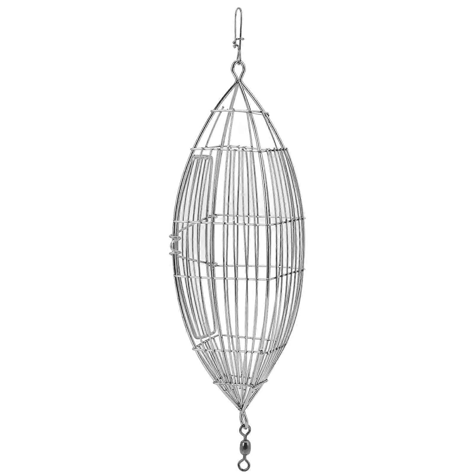 Rig Basket - Stainless Steel Bait Cage for Carp Fishing, 2400ml Feeder Holder for Shrimp & Crab Bait Trap