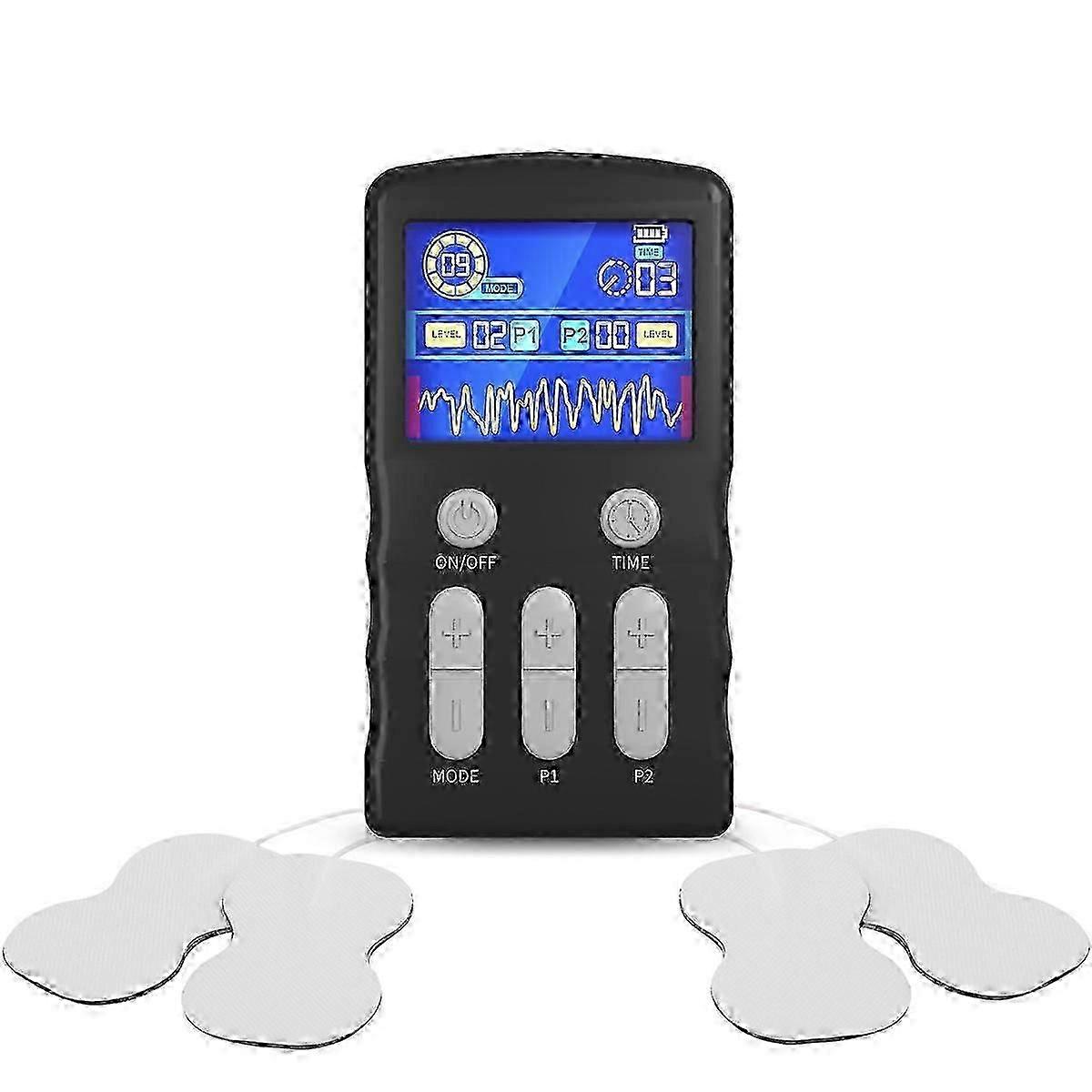 Tens EMS Unit Machine EMS Muscle Stimulator with 25 Modes 50 Intensities for Pain Relief, Massage, Muscle Stimulation
