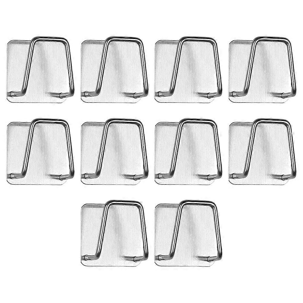 Dishwashing Sponge Holder Rust-proof Bathroom Use Space-saving Stainless Steel 10Pcs
