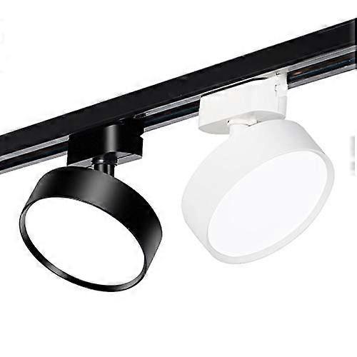 Ceiling spotlight LED COB track light aluminum 9W 12W 18W modern rail lighting (18W White)