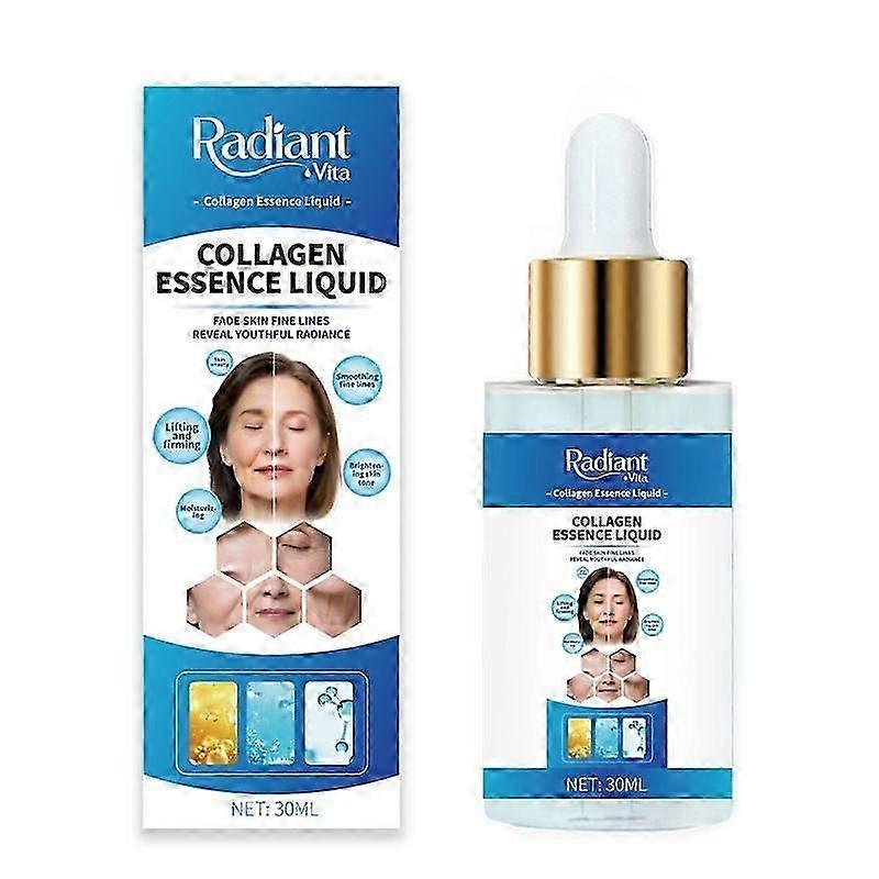 フェイスセラム、コラーゲンブーストアンチエイジングセラム、アンチエイジングセラム、シワを減らす、ヒアルロン酸美容液、すべての肌タイプのための顔用、30ML