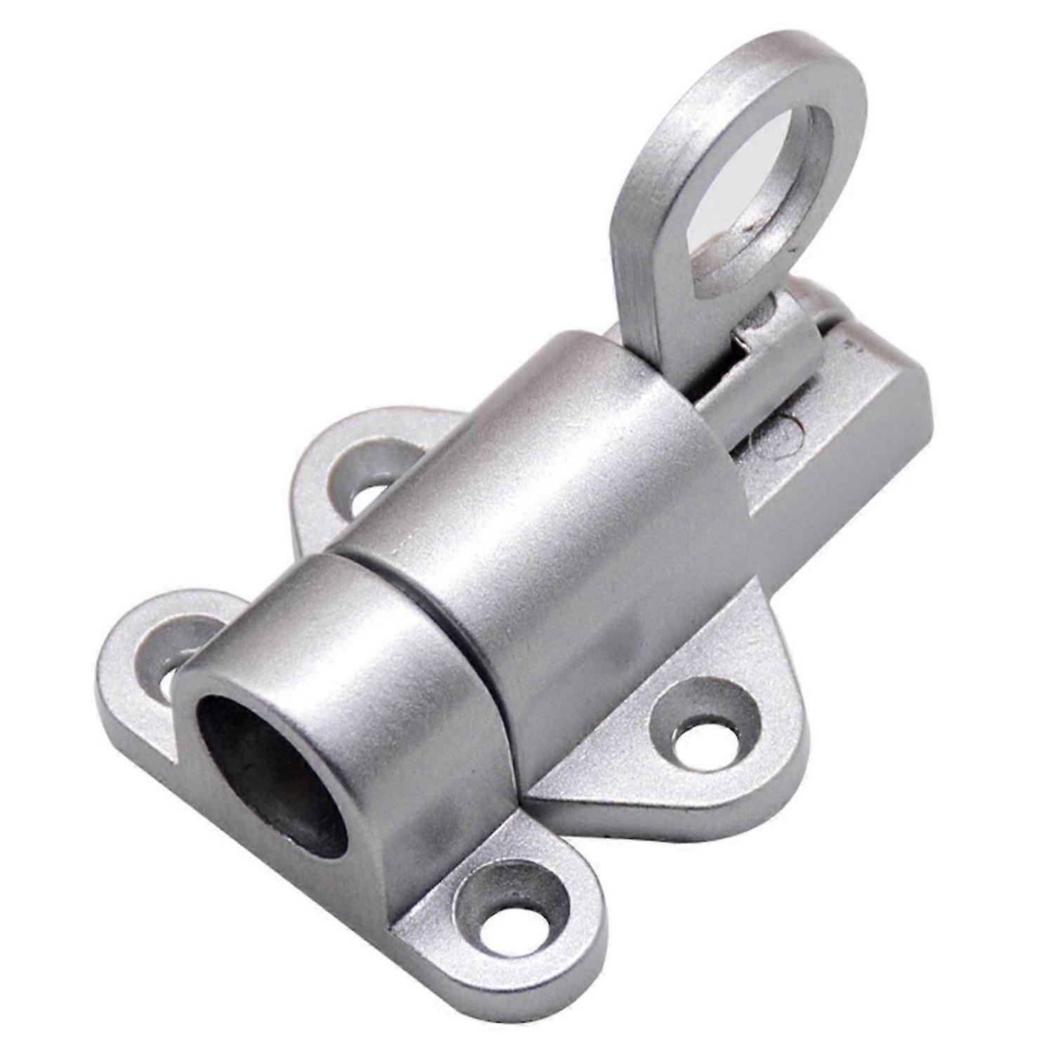 2pcs Solid Aluminum Alloy Spring Automatic Latch Push-pull Glass Door And Window Latch Lock Latch Do