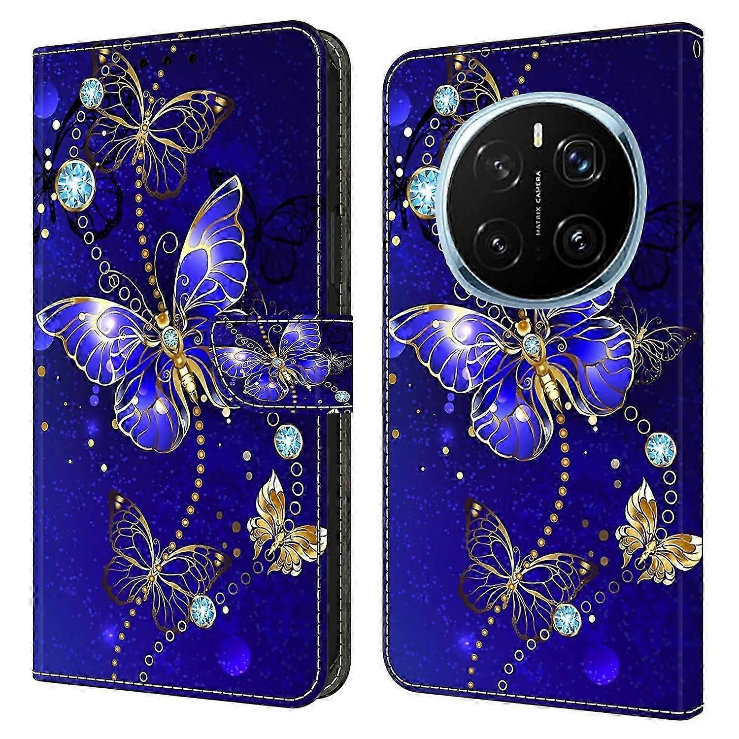 For Honor Magic7 Pro 5G Case 3D Pattern PU Leather Wallet Phone Cover with Stand