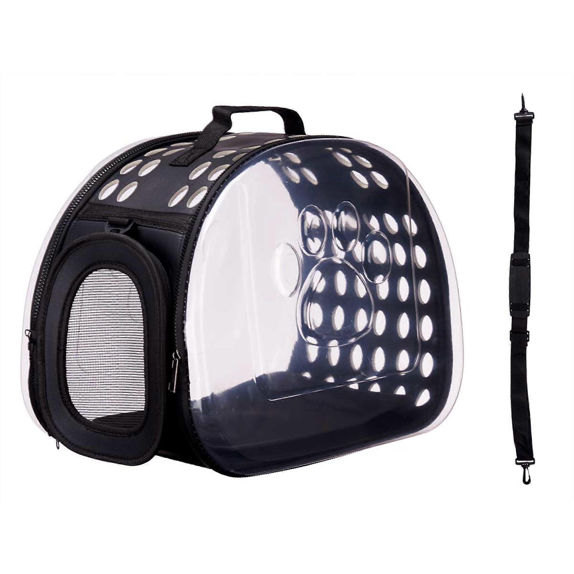 Well Home Folding Pet Crate, 43 x 4 x 33 cm, Black