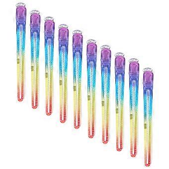 10 stk profesjonell Duckbill Hair Clip Bærbar Hair Salon Seksjonering Clips Styling Tool