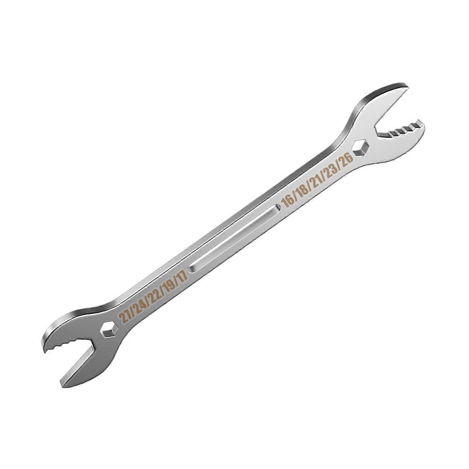 Doubleheaded wrench, 45 steel wrench, hand tool, adjustable size for longterm use in various applications.