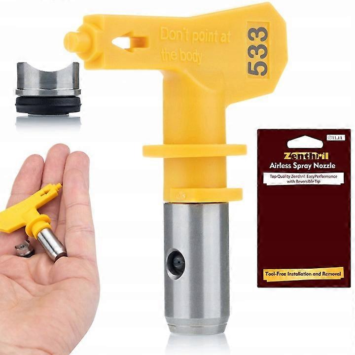 Zenthril High Pressure Spray Nozzle 533 – Spray Width 25 cm | Compatible with Graco, Titan, Wagner