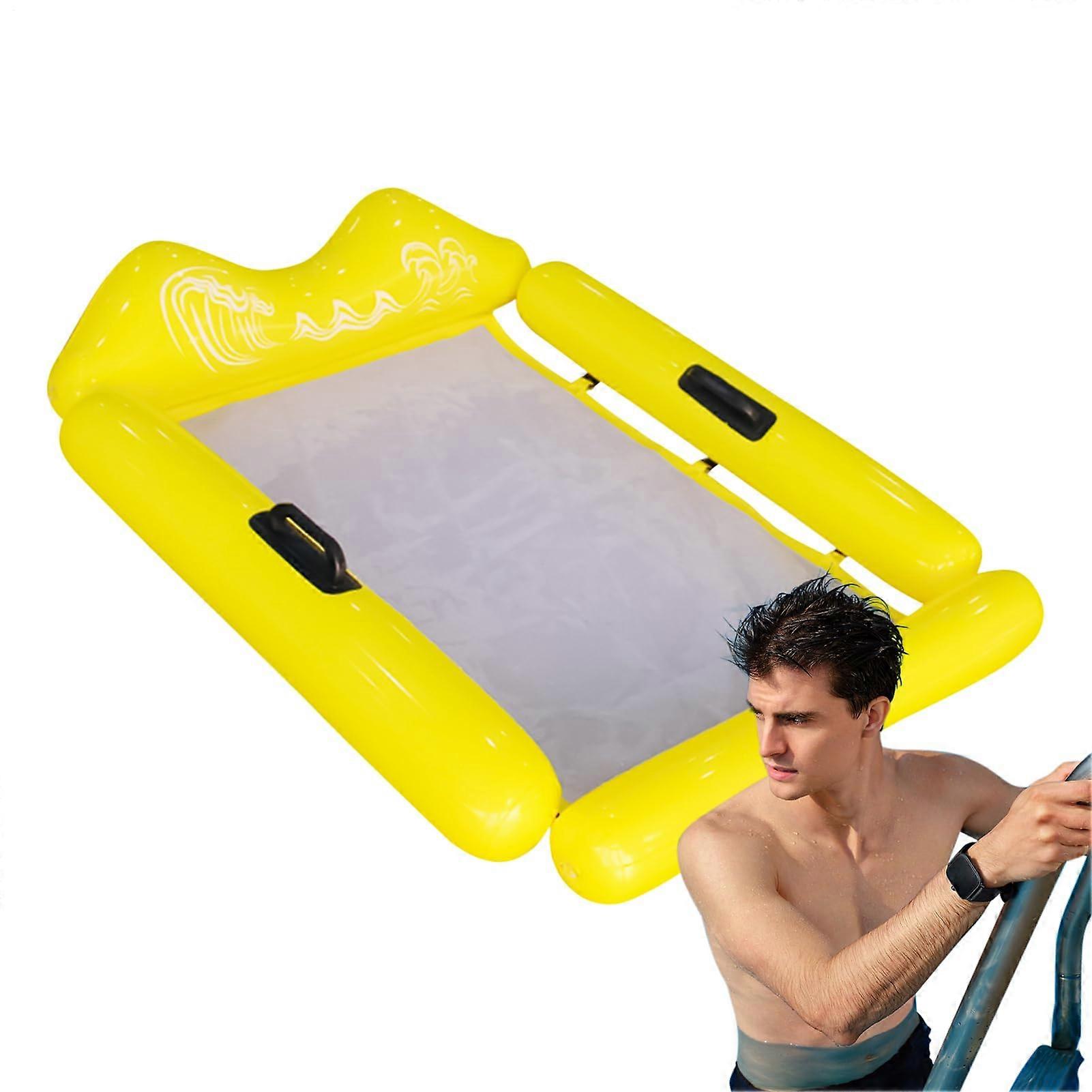 Hammock, hammock, versatile for pool, travel, relaxation, beach, lake, garden, pool, backyard, yellow