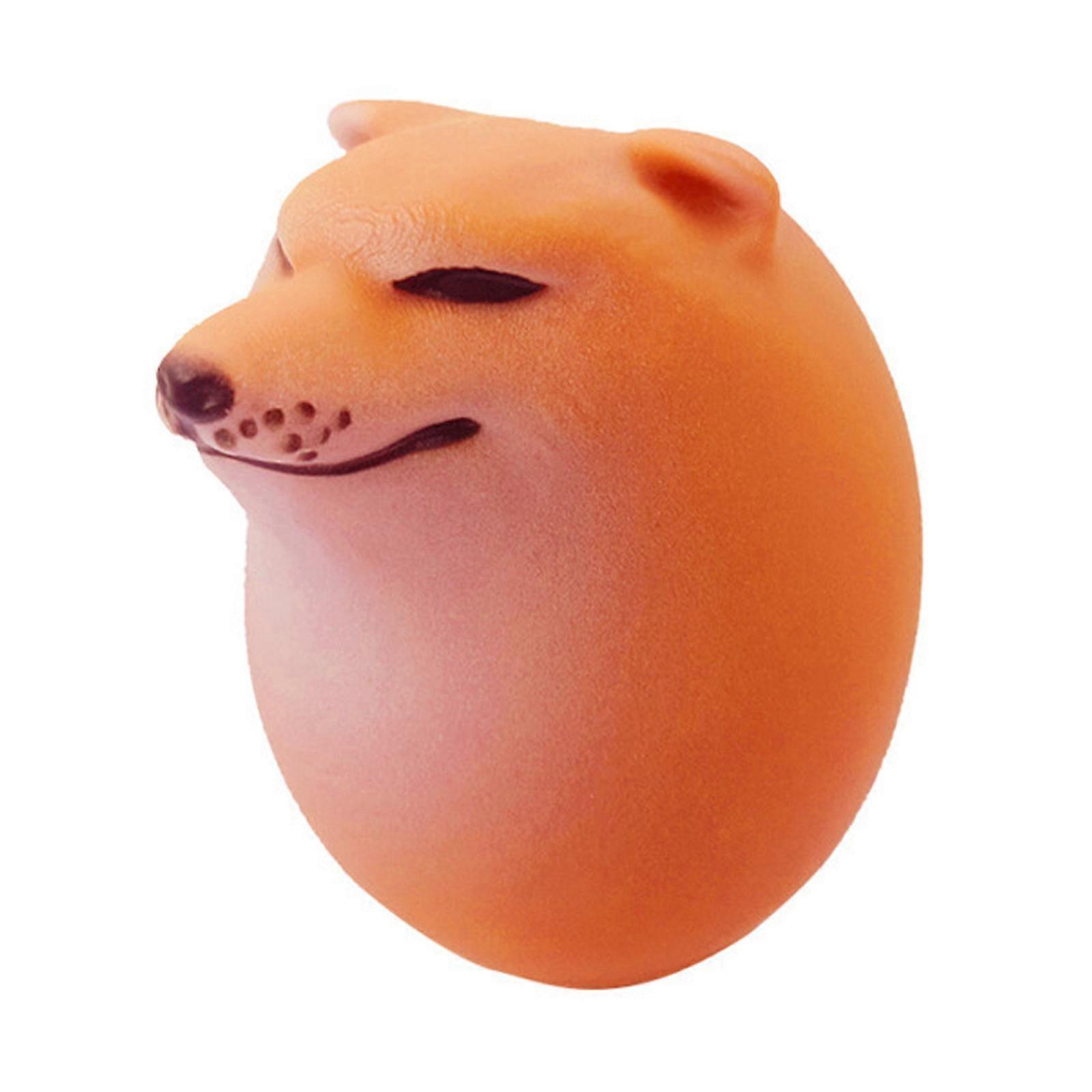 Stress Relief Shiba Inu Egg Toy - Slow Rising Cheems Squeeze Toy for Fun & Relaxation