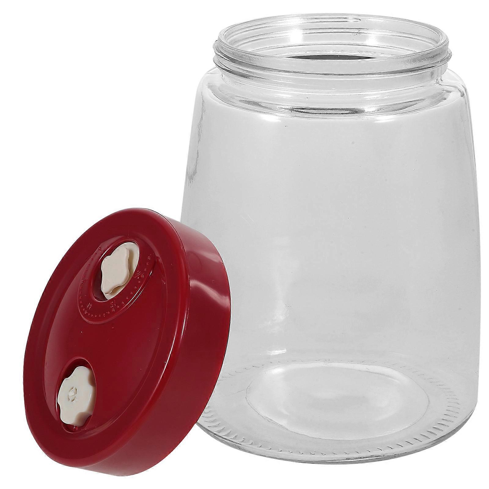 Glass Fermenting Jar Food Preservation Multi Use 17X12.5CM 1Pack