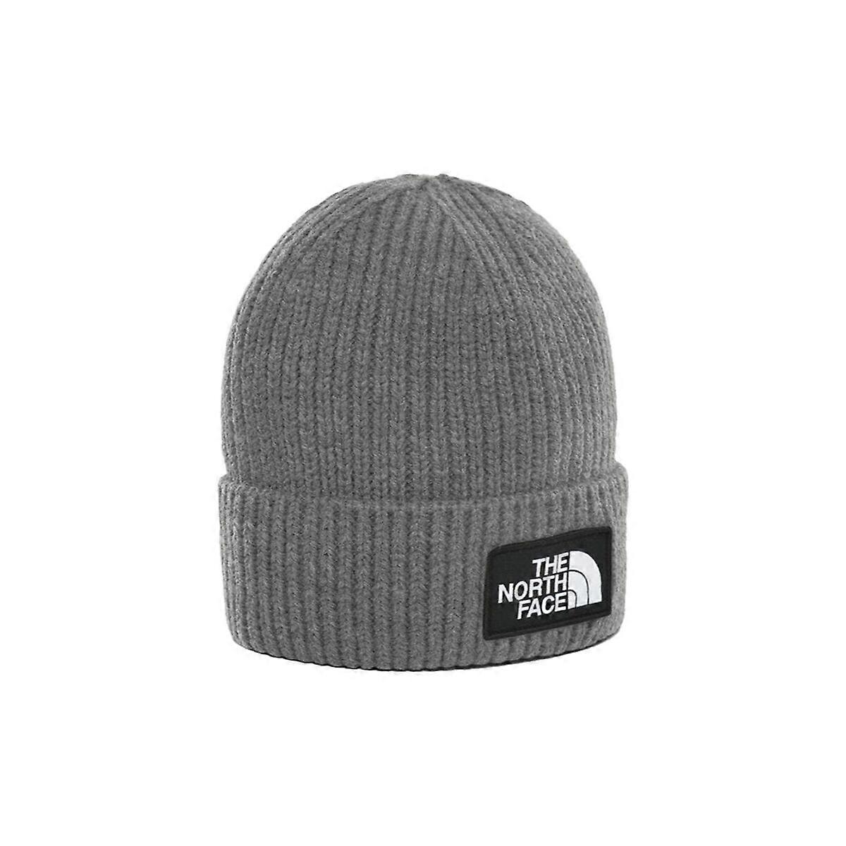 Hat The North Face Tnf Logo Box Cuffed Beanie NF0A3FJXDYY1 Grey