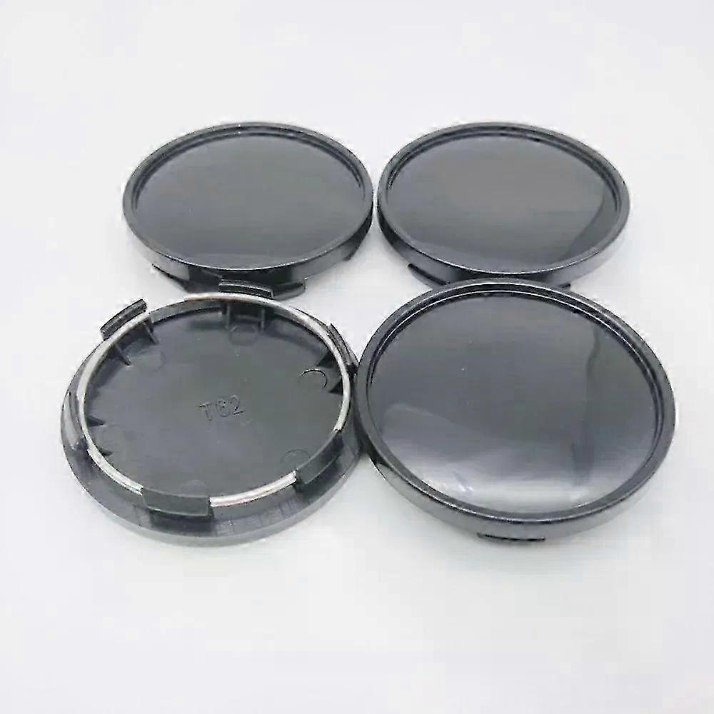 4 יחידות ABS 62 מ"מ אוניברסלי ריק רכב גלגל מרכז כובעים אביזרים עבור 56 מ"מ לוגו סמל מדבקות Rim Hubcap כיסוי תג