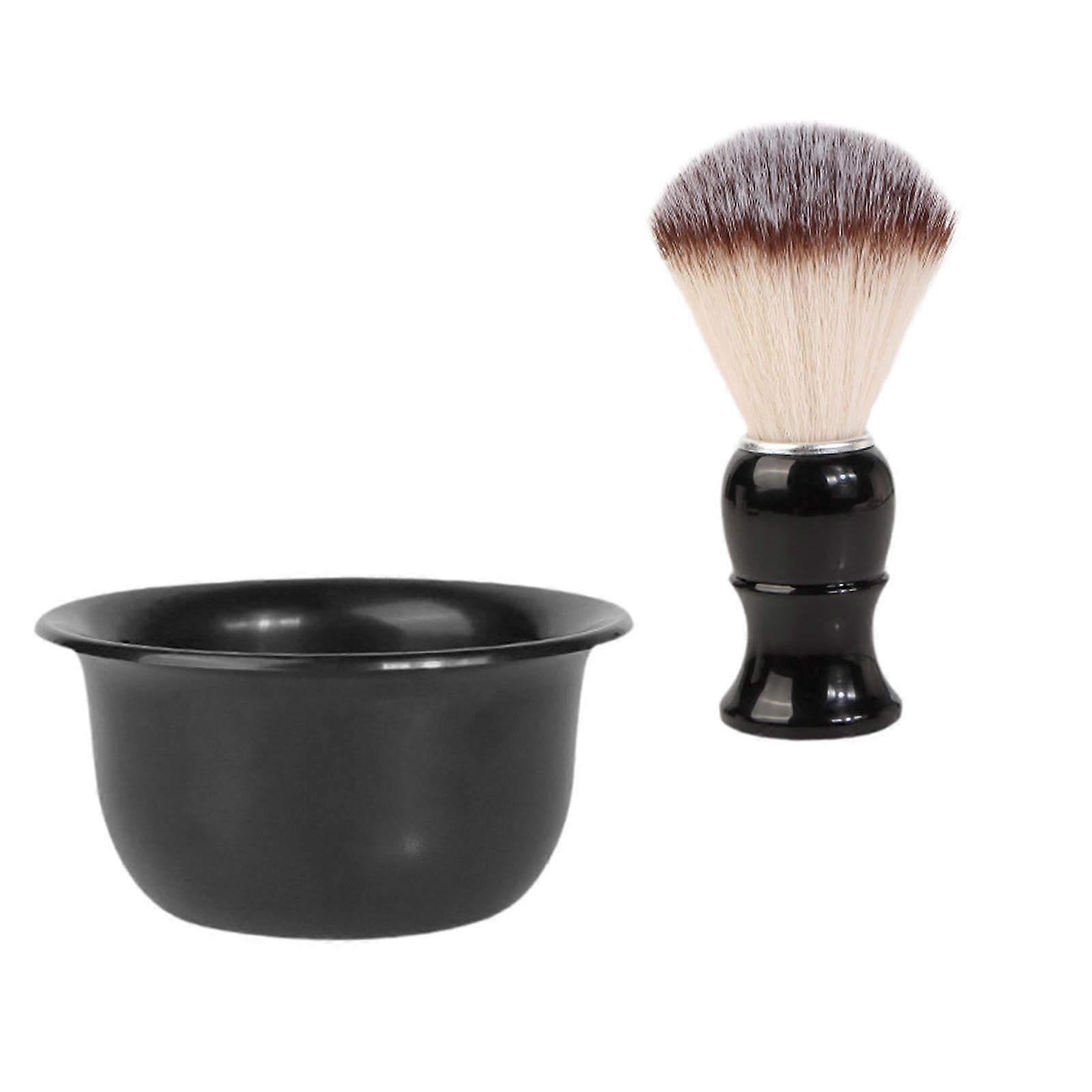 Foam Brush for Men Shaving Brush With Shaving Soap Bowl Beard Care Personal Shaving Foam Bowl