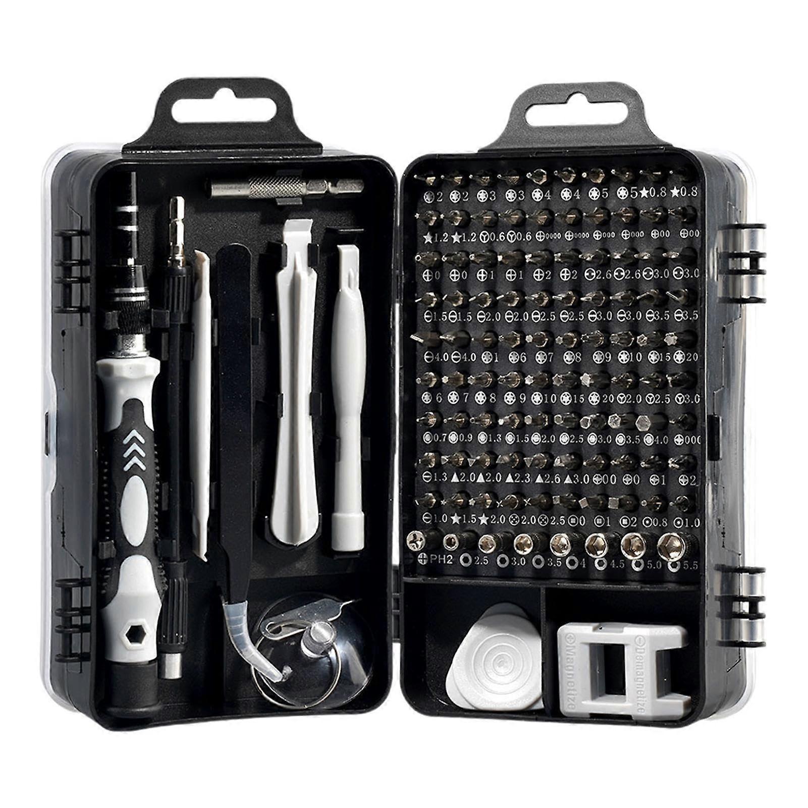 Mini Screwdriver Set with Case 115in1 Precision Magnetic Tool Kit