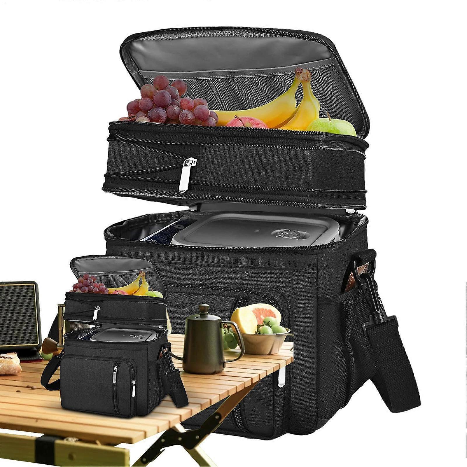 Cooler Bag for Picnic and Travel, Portable Reusable Waterproof Insulated Design with Multiple Compartments for Camping, Men, Women