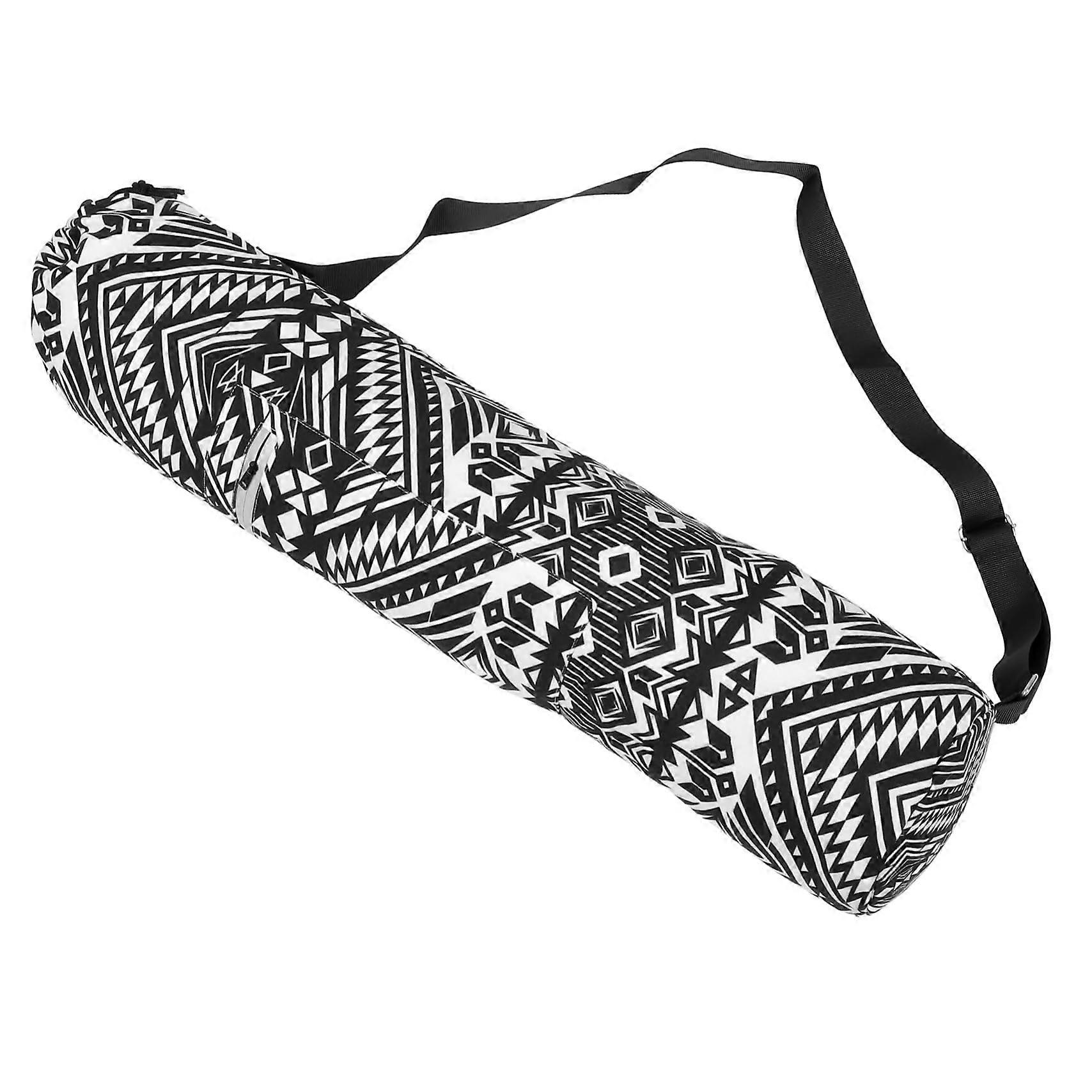 Yoga bag with drawstring, practical storage for yoga mats.