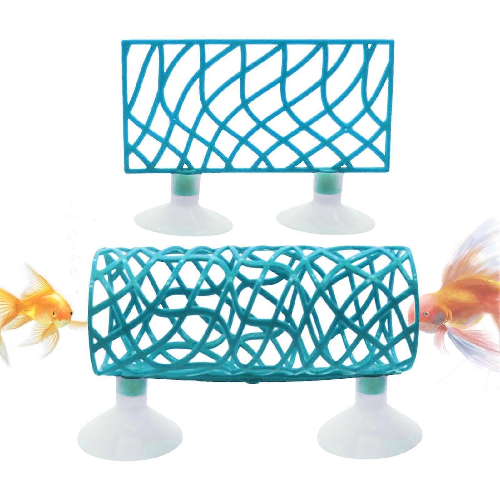 Betta Tunnel Swim Tube, Betta Sleep Tube, Fish Hideout Tunnel, Betta Fish Hideaway Blue