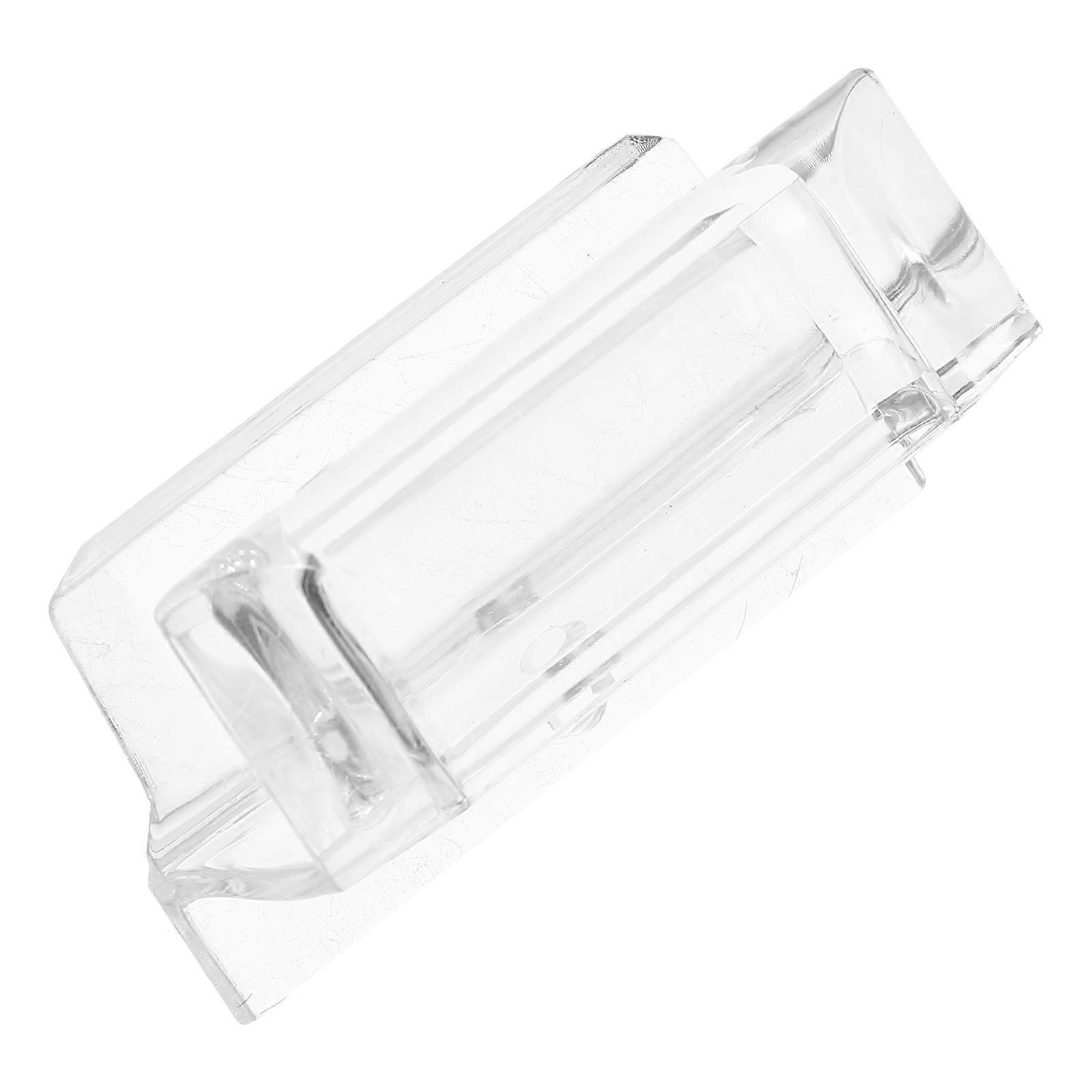 Glass Door Track Sliding Shower Door Bottom Guide Acrylic Material For Hotel Installation Door Alignment Maintenance 1Pcs