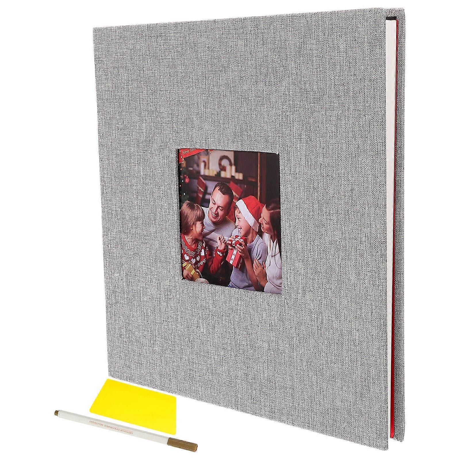DIY Self Adhesive Photo Album with Pen Cover for Weddings and Cherished Memories – Easy to Use Scrapbook for Creative Projects