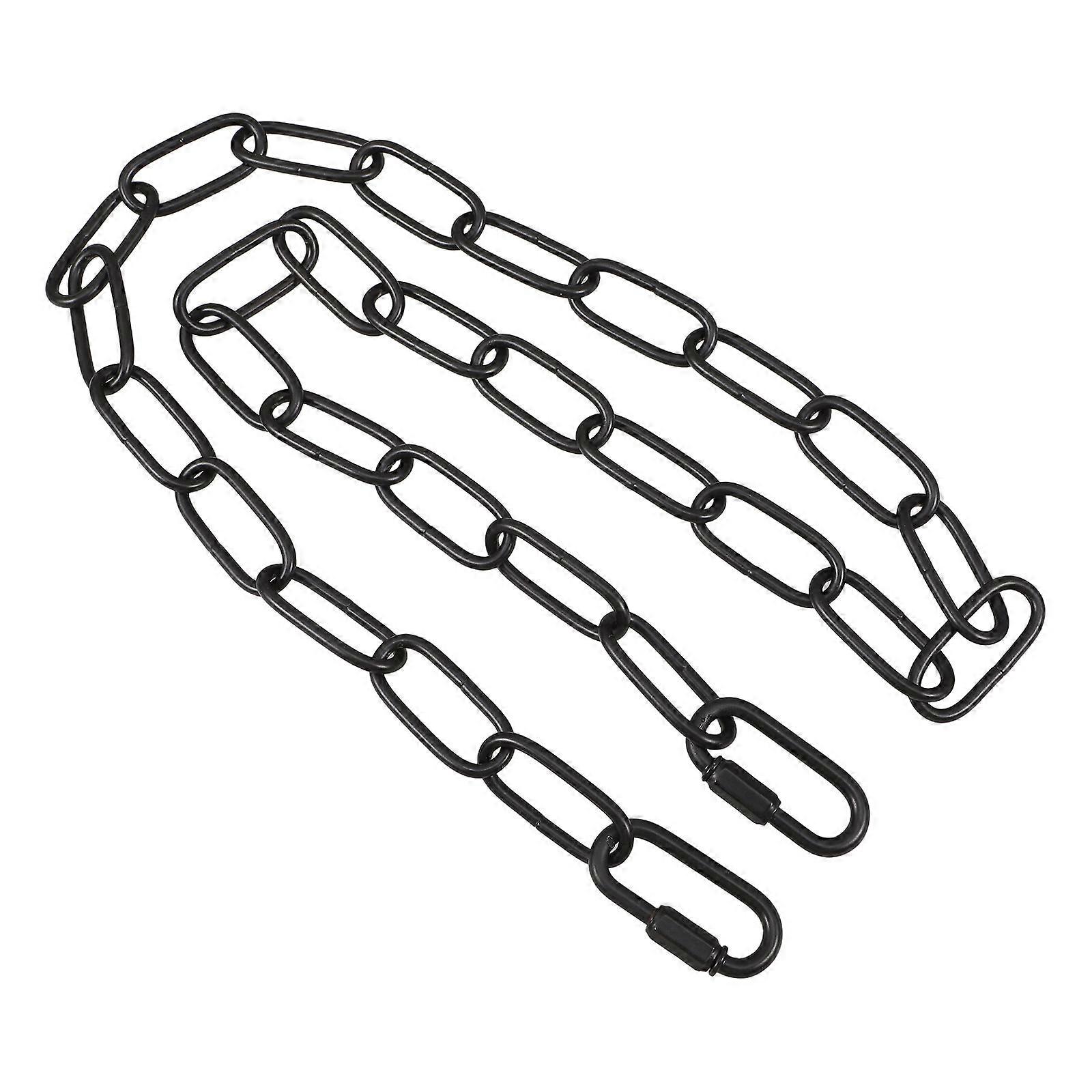 Durable Black Iron Chain for Hanging Lanterns and Lights Ideal for Home Decor with Easy