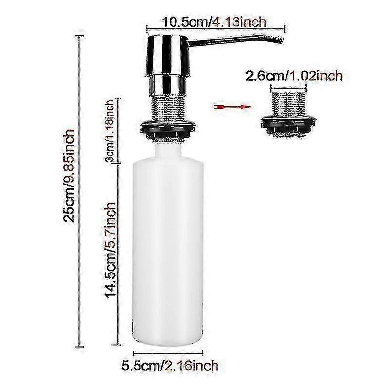 Soap Dispenser, Sink Detergent Liquid Hand Wash Pump