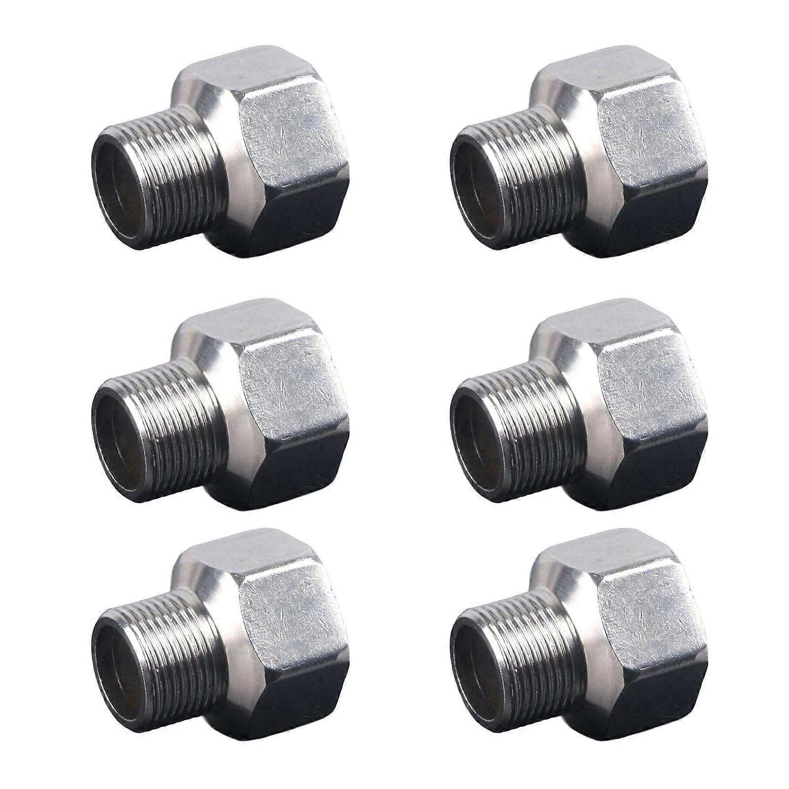 Steel Female To  3/8 Male Reducer Adapter Precisions Machined Pipe Fitting Adapter Easy to Use for Water & Gas Lines Multicolor