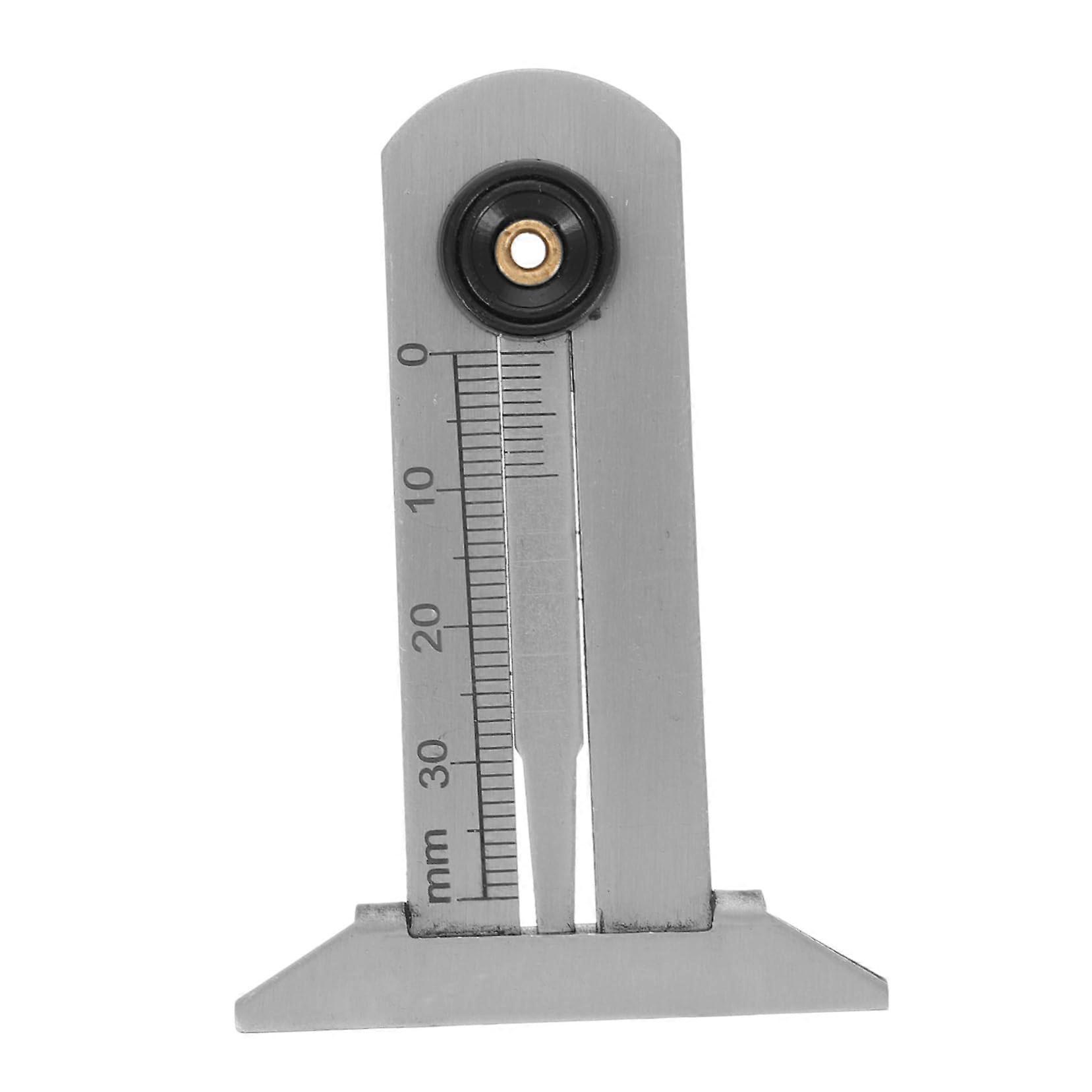 Tyre Tread Depth Gauge, Digital Tread Depth Gauge, Tread Depth Gauge for Tyres, Tyre Knocker for Trucker, Bevel, Square, Depth Tech, Silver Metal 1