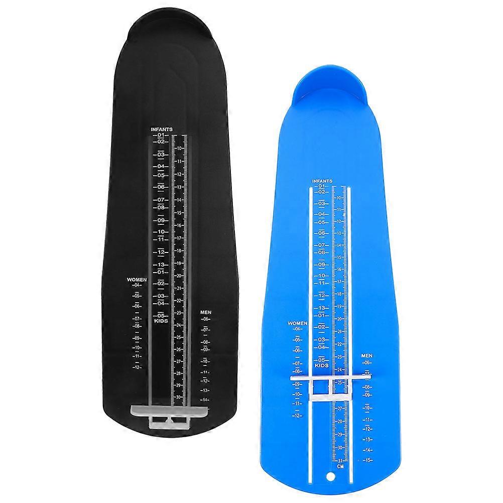 Adult Foot Measurer Plastic Foot Measurement Device Accurate Size Result For Shoe Store Use 2Pcs