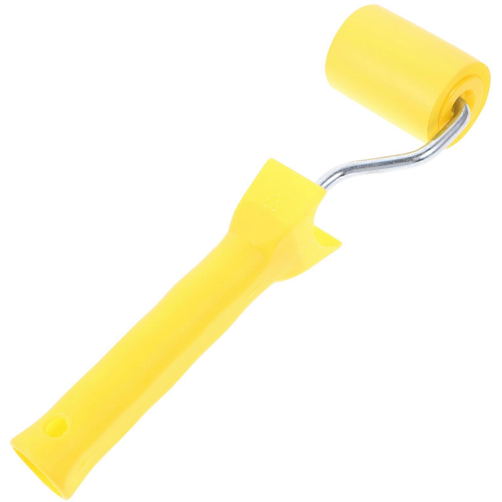 Seam Roller for Wallpaper & Vinyl Wrap Installation Soft PU Rubber Smoothing Tool with Ergonomic Handle for Art Paper, Car Stickers & Home Projects