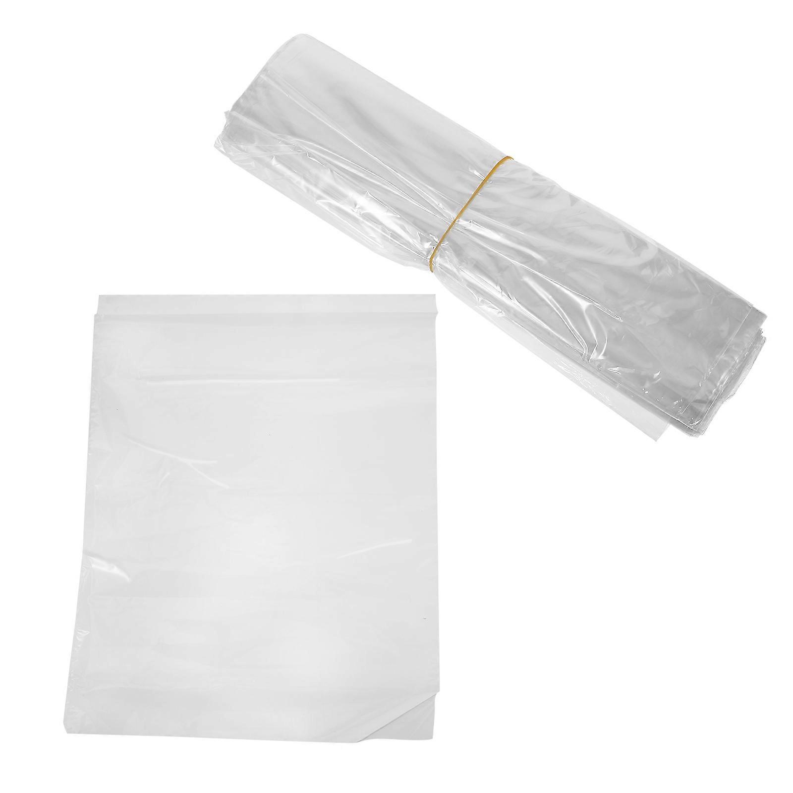 Clear POF Heat Shrink Bags for Home Use 100pcs Transparent Packaging Film Suitable for Candles Shoes Wine Bottles