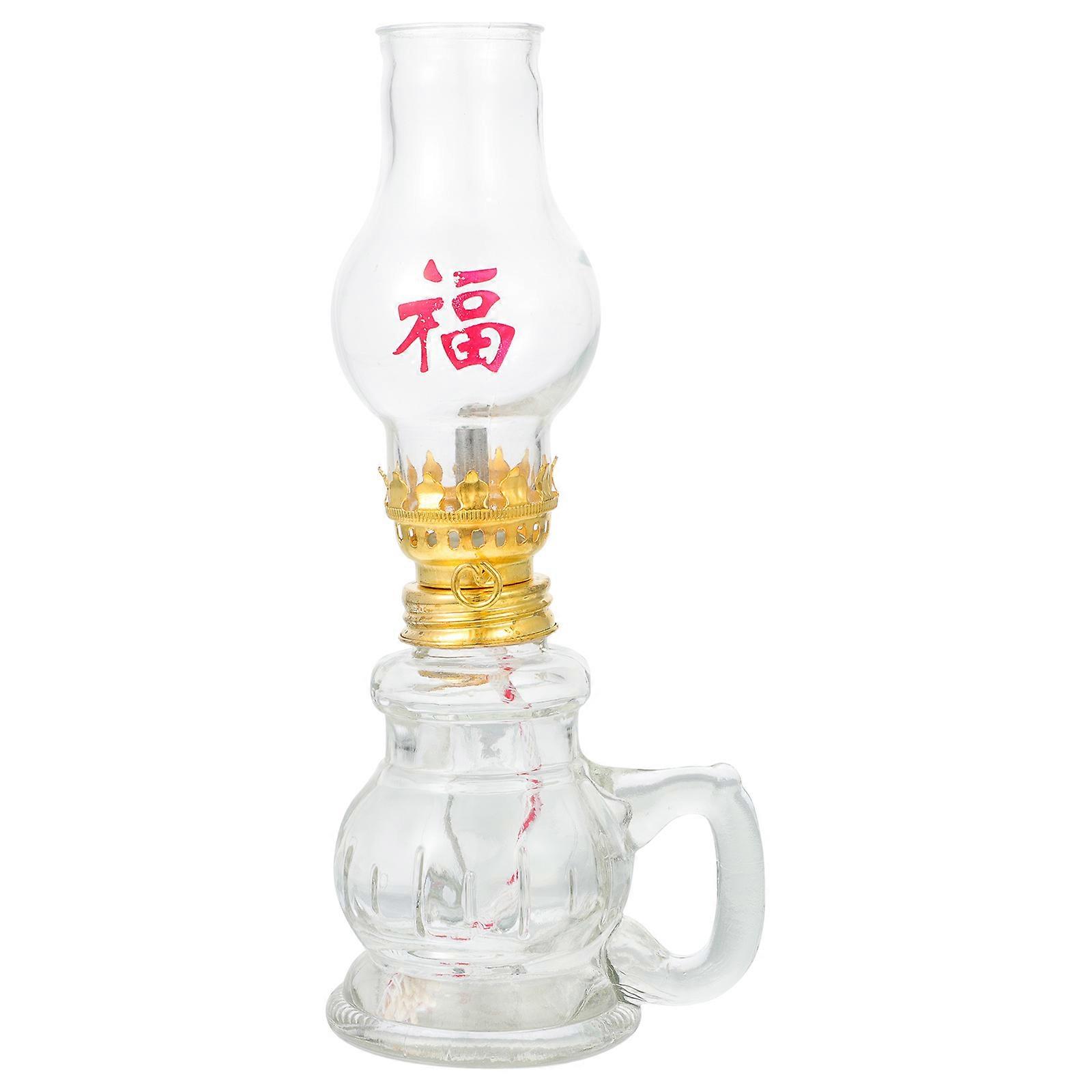 Decorative Retro Kerosene Oil Lamp Stylish Lighting Source For Restaurants Creating Unique Atmosphere Using Premium Quality Materials In 1Pack