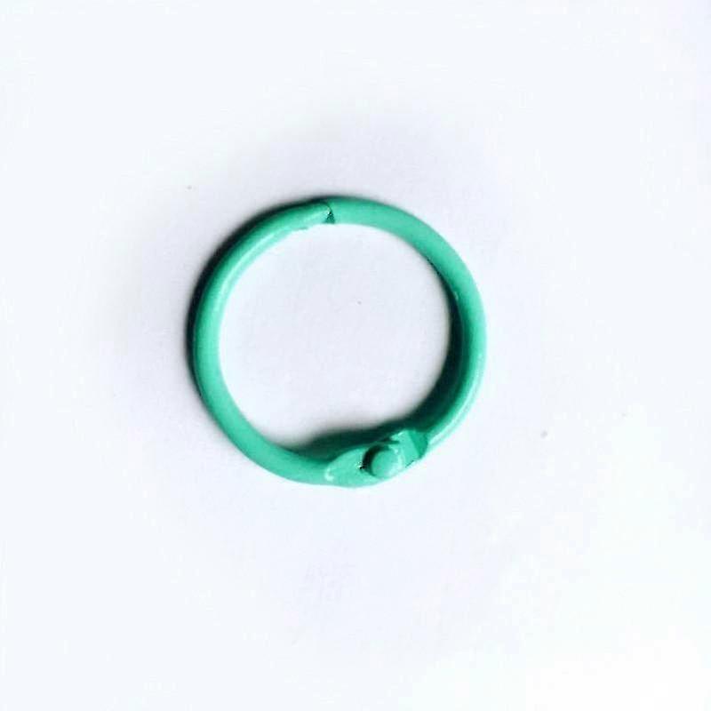 Blue Plastic Multi-Function Binder Ring - Durable and Versatile Organizer for Documents, Pages, and Crafts