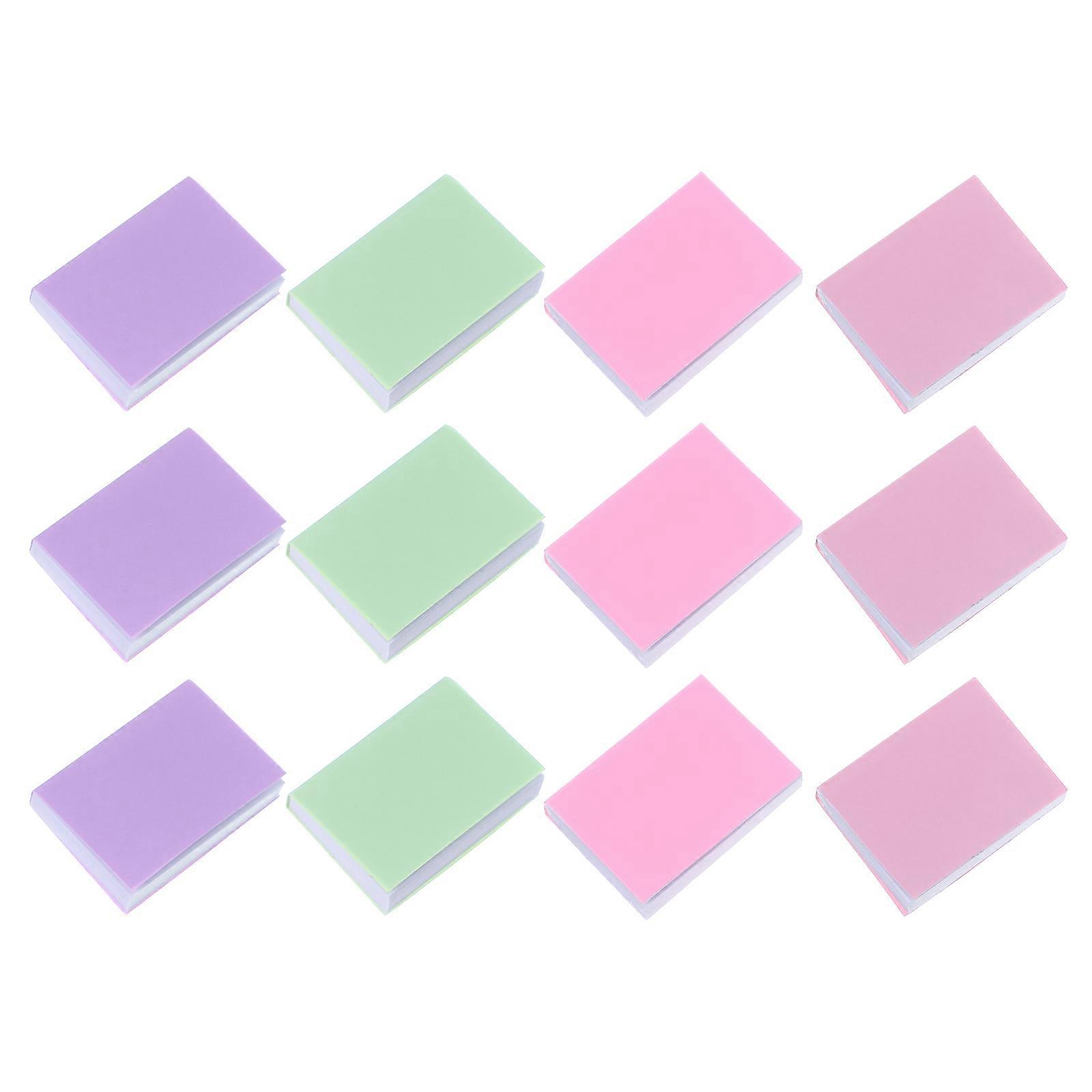 Dollhouse Blank Book 12Pcs Miniature Books Dollhouse Decoration Rectangular Assorted Color Designed For Creative Craft Enthusiasts
