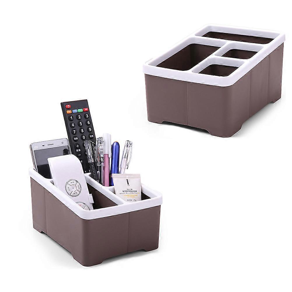 Stationery Organizer Box For Children Use 19x13.6x10cm Four Grids Design 1Pack
