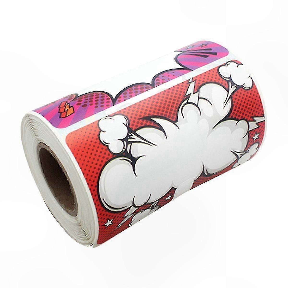 6 Colors Name Tag Stickers, 250 Labels per Roll for Office Use
