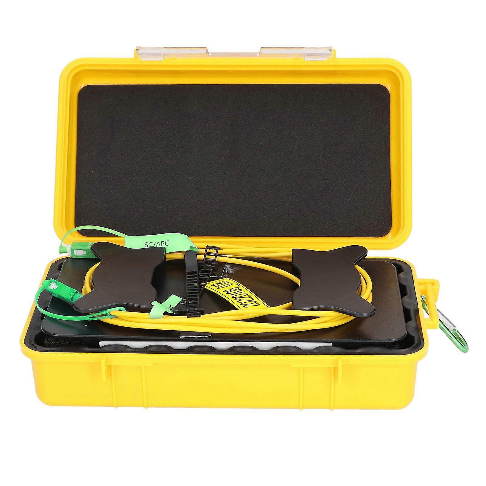 OTDR Start Cable Box Durable Dead Zone Eliminator for Fiber Optic Test Tool SM SC/APC to SC/APC 1000 meters