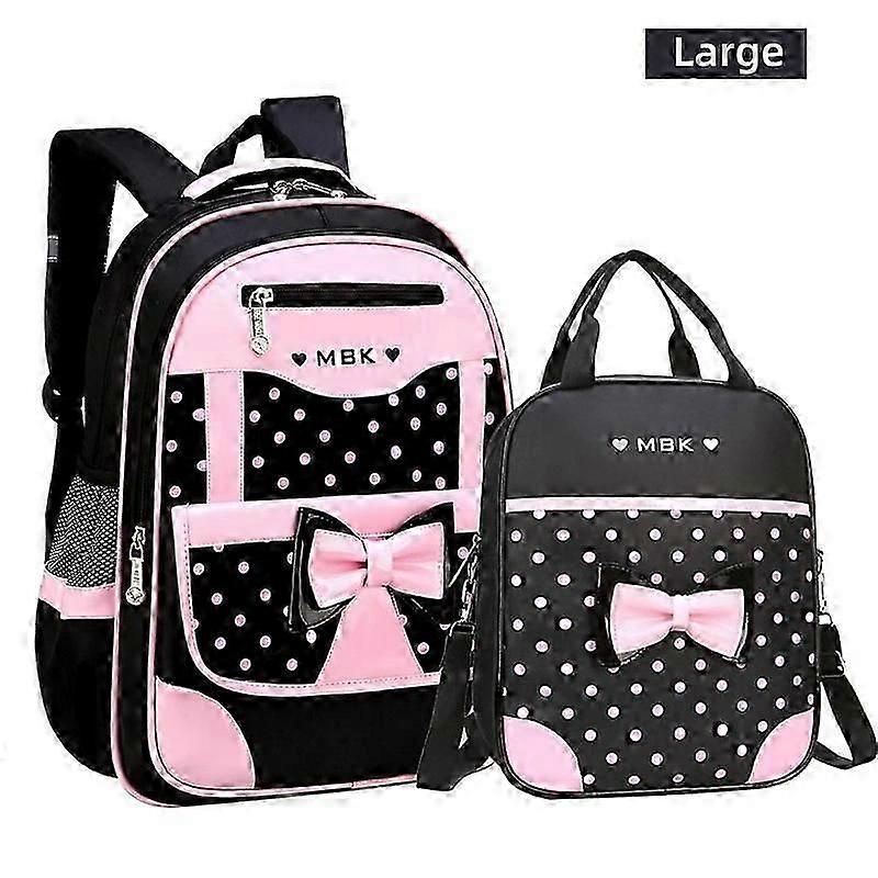 عقدة القوس حقيبة ظهر للبنات حقيبة مدرسية للطلاب هدية للأطفال